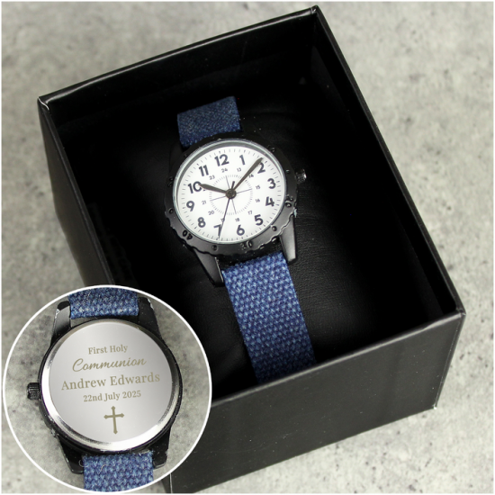 Personalised Religious Blue Watch