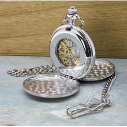 Personalised Valentine's Day Dual-Side Pocket Watch